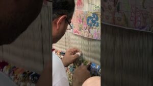 30 Meter langes Seidenteppich aus Tabriz im Iran