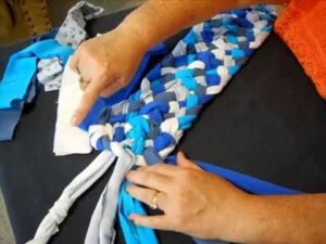 5-strängiger geflochtener Läufer aus RAG-Rug (Teil 2)