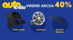 Aktion auf Scheibenwischer, Radkappen, Fußmatten -40%