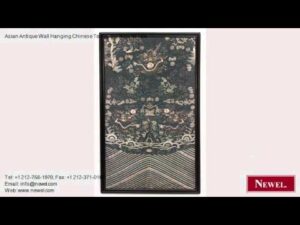 Asiatische antike Wandbehänge, chinesische Textilien und Teppiche für