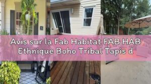 Bewertung des Fab Habitat FAB HAB Ethnique Boho Tribal Außenteppich - Serowe Schwarz und Weiß - resistent