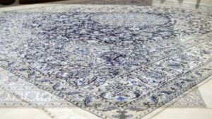 Handgefertigter Persischer Nain Teppich Wolle-Seide 248Χ198