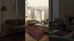 Handgeknüpfter alter persischer Tabriz-Wollteppich: Großes Medaillon, scharlachrotes Feld und höfische Eleganz 🏛️❤️
