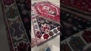 Handgeknüpfter persischer Shiraz Qashqai Orientteppich - Code 41055