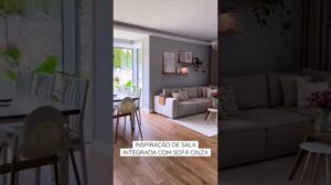 INSPIRATION WOHNZIMMER MIT GRAUEM SOFA #dekoration #trends #haus #homedecor #architektur #hometrends #wohnzimmer