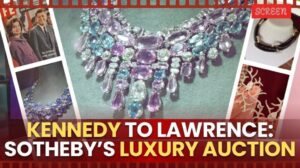 Jennifer Lawrences Rot-Teppich-Juwelen & Jackie Kennedys ikonischer Mantel bei Sotheby's Auktion