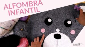 Kindermatte oder gehäkelter Teppich in Form eines Bären - Teil 1 | Einfaches Häkeln für Anfänger