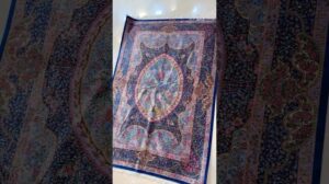 Luxuriöser persischer Seidenteppich aus Qom – 3 Meter handgefertigtes Meisterwerk