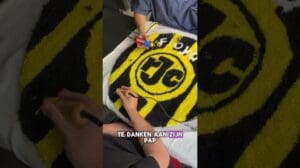 Mach mit mir zusammen einen handgemachten Roda JC Teppich 💛🖤