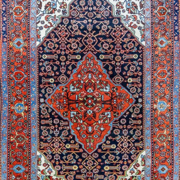 207x141cm Hamadan Handgeknüpfter Perserteppich W1(#484)