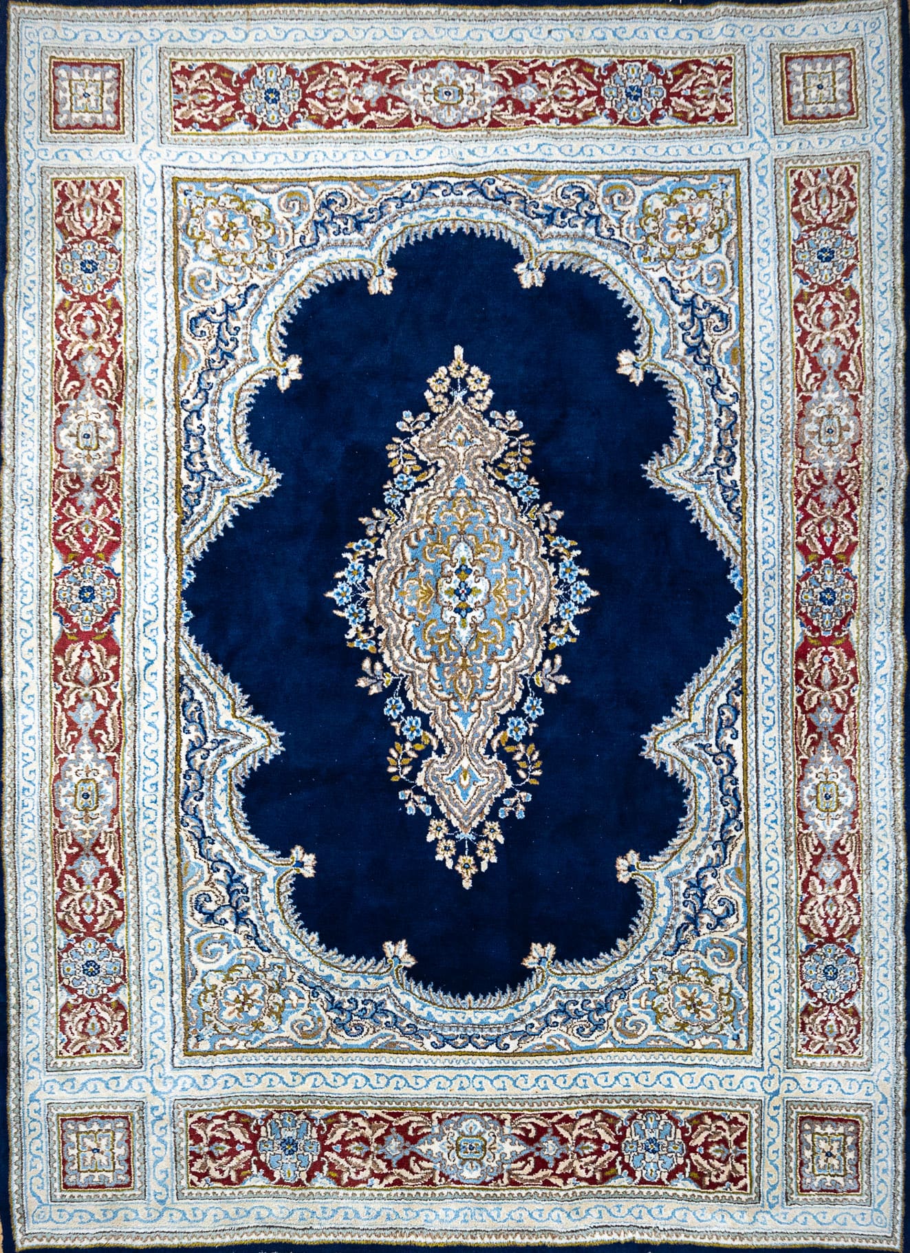 336x244cm Kerman Handgeknüpfter Perserteppich W1(#485)