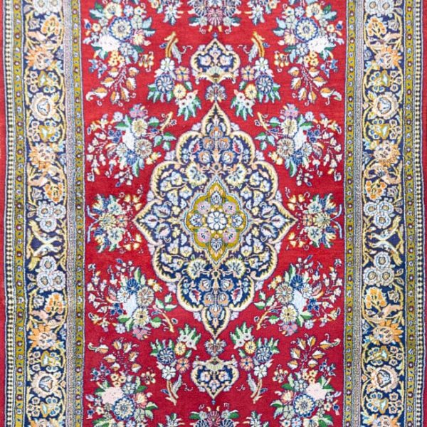 225x142cm Ghom feiner Schurwolle Korkwolle Handgeknüpfter Perserteppich W1(#487)