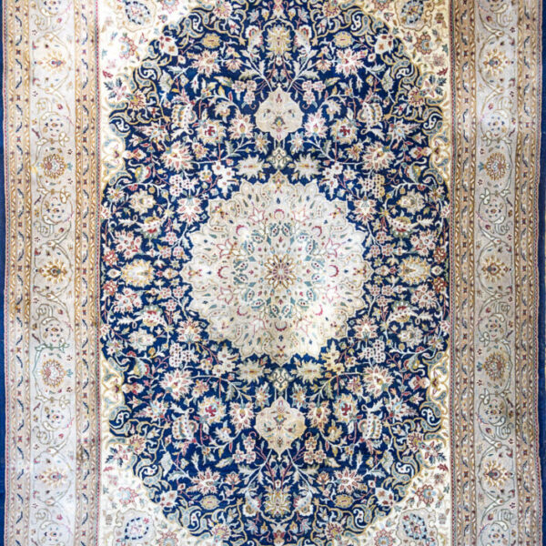 360x250cm Indo Isfahan Handgeknüpfter Orientteppich W1(#499)