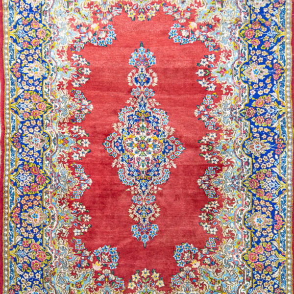 270x188cm Kerman Handgeknüpfter Perserteppich W1(#496)
