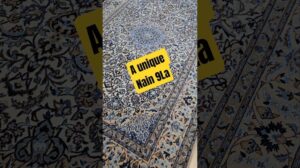 Persischer orientalischer Handgeknüpfter Teppich Luxus Dekoration Zuhause Handgemacht Iran Nain Teppich