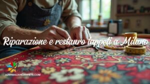 Reparatur und Restauration von Teppichen in Mailand, Italien