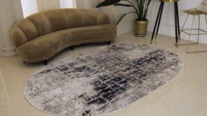 Türkischer Teppich im modernen Stil, der perfekt in Ihr Interieur passt. Design Fnx12O