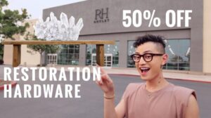 Wohnkultur | Restoration Hardware Outlet Shop mit mir | Luxuriöse Teppichvorführung | Treffen der süßesten Abonnenten!
