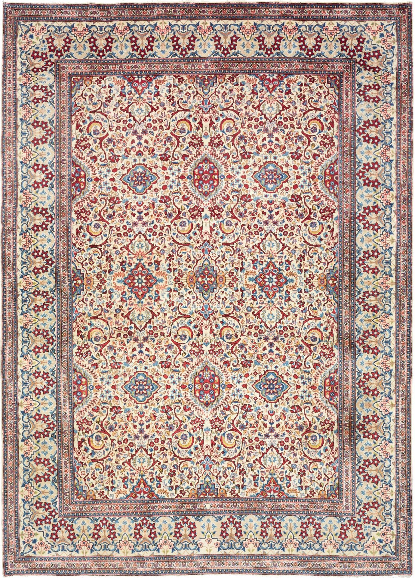 Perserteppich Kashan 249 x 344 cm Schurwolle handgeknüpft hochwertig H1