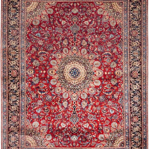 Perserteppich Kashan 257 x 336 cm Schurwolle handgeknüpft hochwertig H1