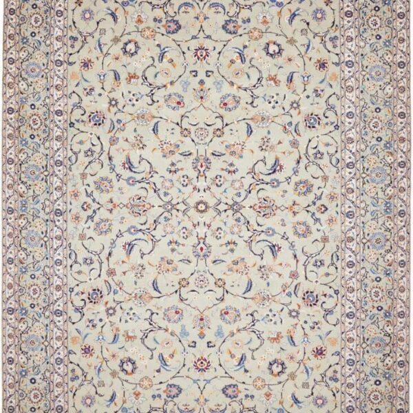 Perserteppich Kashan 278 x 389 cm Schurwolle handgeknüpft hochwertig