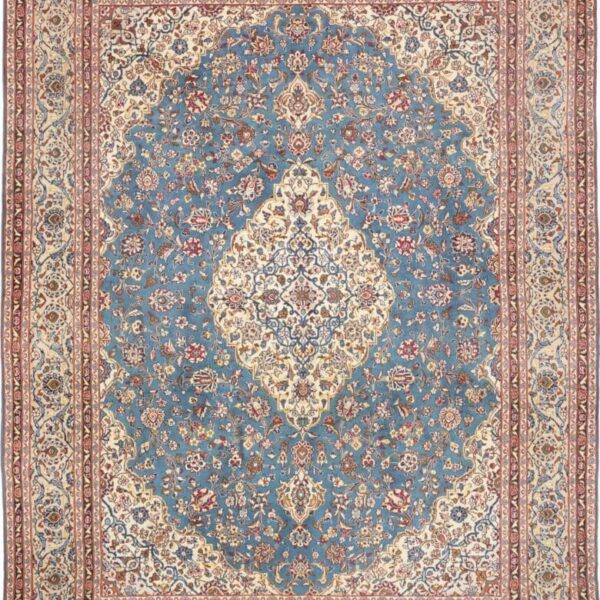 Perserteppich Kashan 284 x 381 cm Schurwolle handgeknüpft hochwertig H1