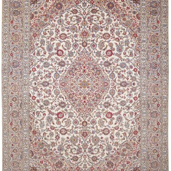 Perserteppich Kashan 303 x 417 cm Schurwolle handgeknüpft hochwertig
