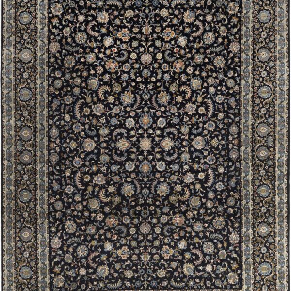 Perserteppich Kashan 351 x 479 cm Schurwolle handgeknüpft hochwertig H1