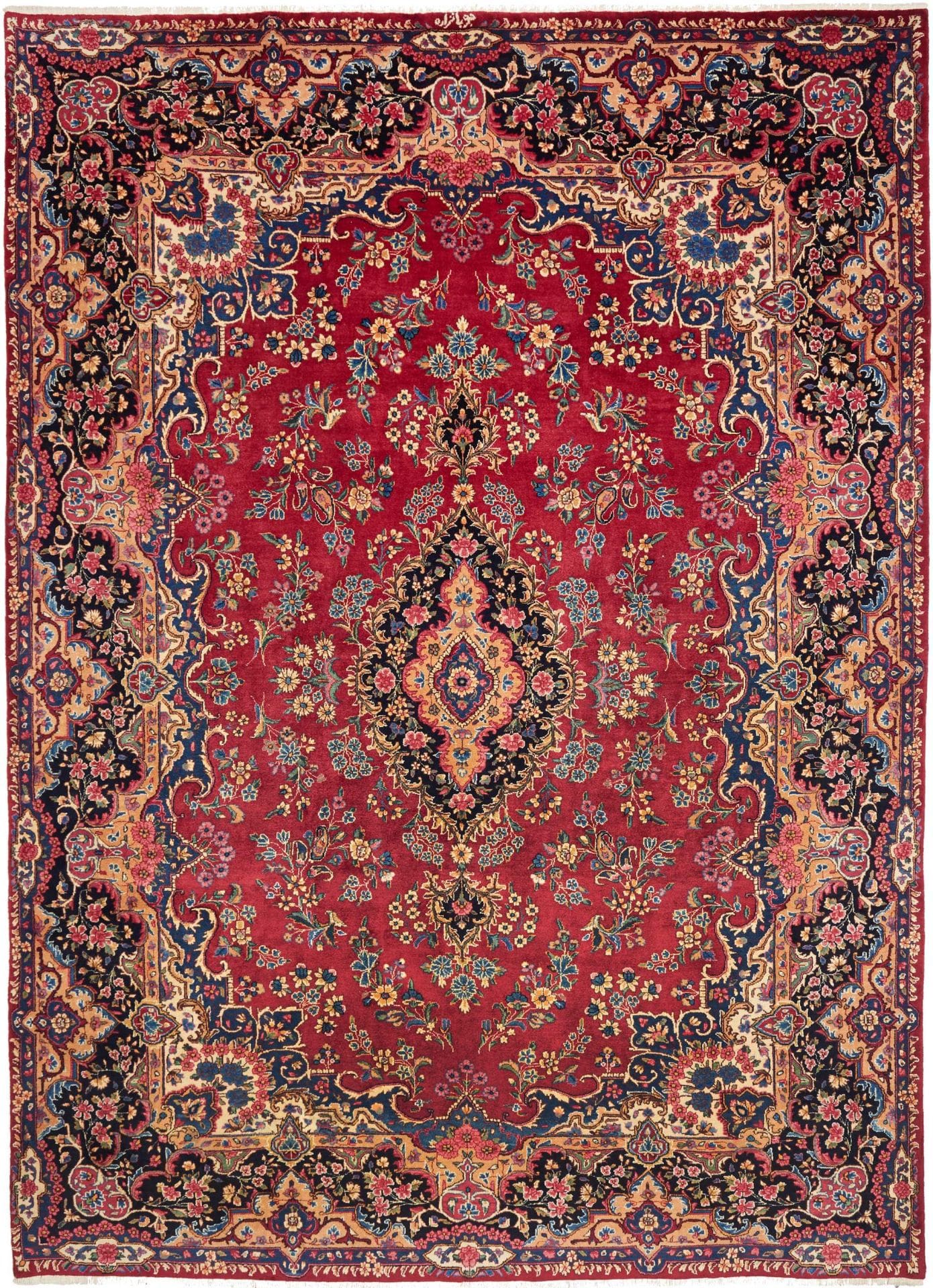 Perserteppich Kirman 247 x 339 cm Schurwolle handgeknüpft