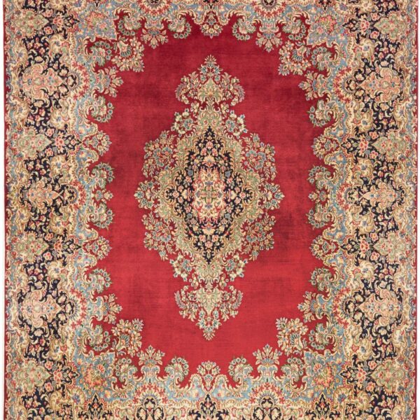 Perserteppich Kirman 254 x 343 cm Schurwolle handgeknüpft H1