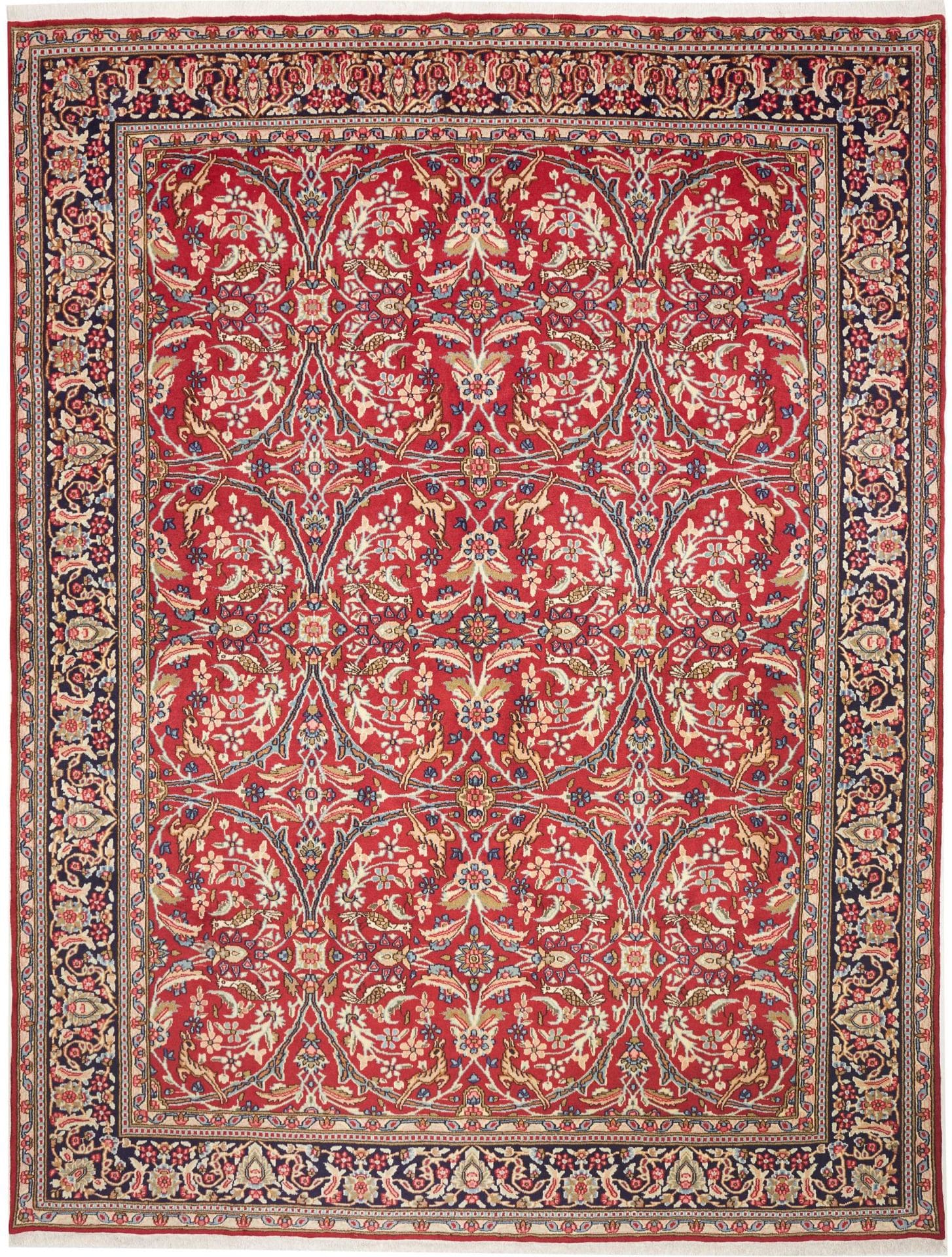 Perserteppich Kirman 289 x 379 cm Schurwolle handgeknüpft