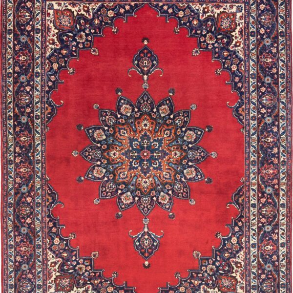 Perserteppich Mashad 251 x 336 cm Schurwolle handgeknüpft floral H1
