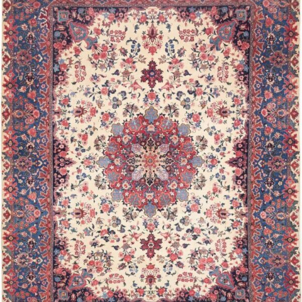 Perserteppich Mashad 306 x 407 cm Schurwolle handgeknüpft floral H1