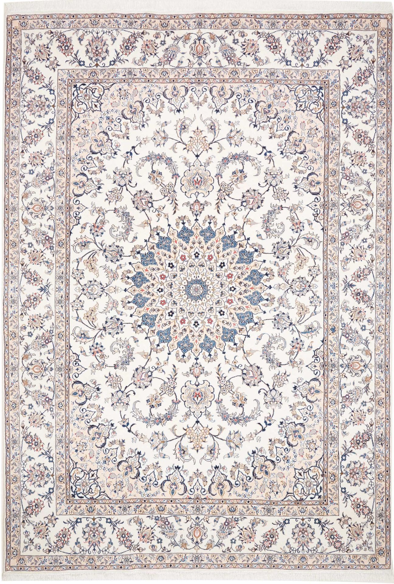 Perserteppich Nain 253 x 352 cm Schurwolle handgeknüpft exklusiv H1