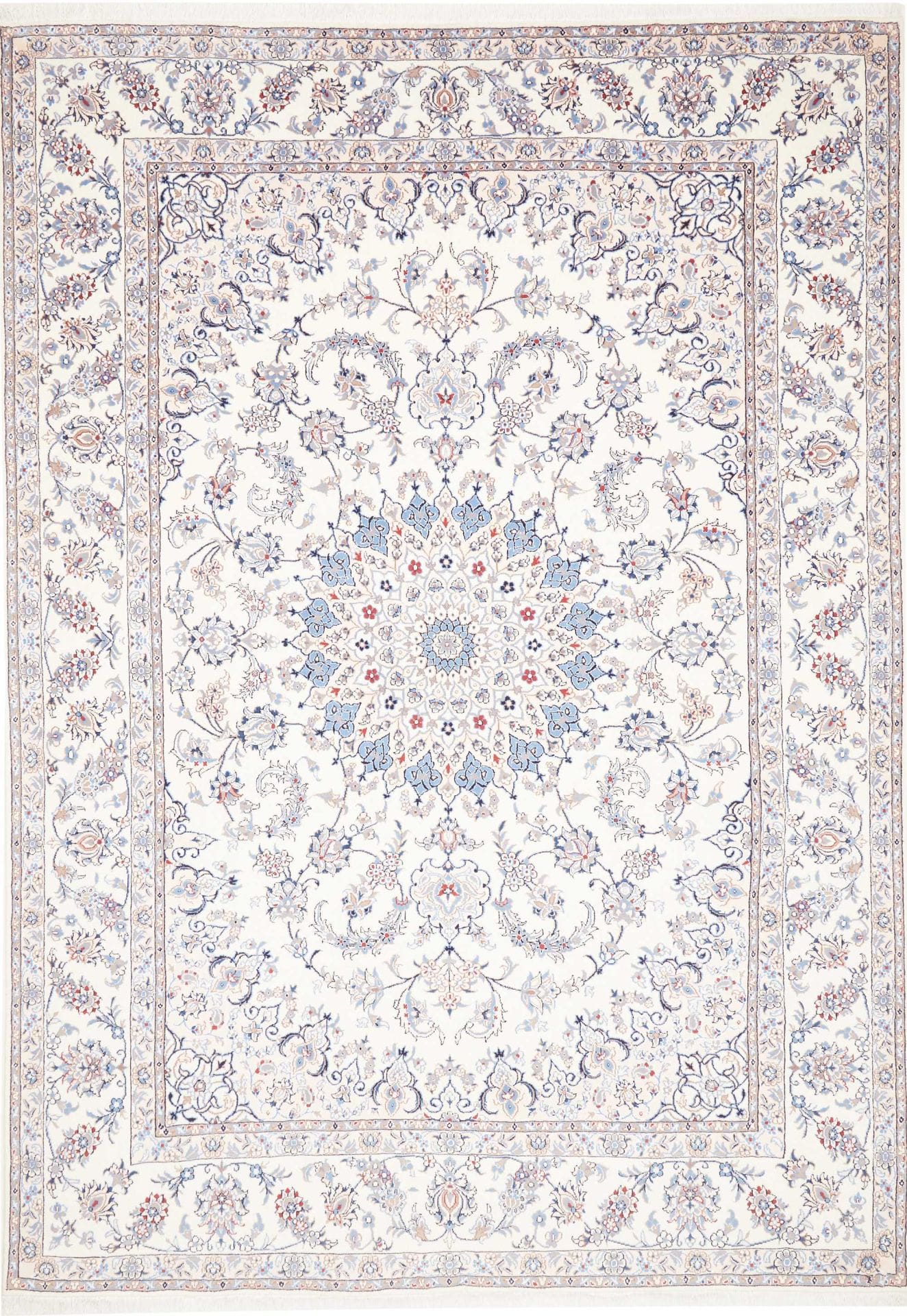 Perserteppich Nain 9La 258 x 349 cm Schurwolle handgeknüpft H1