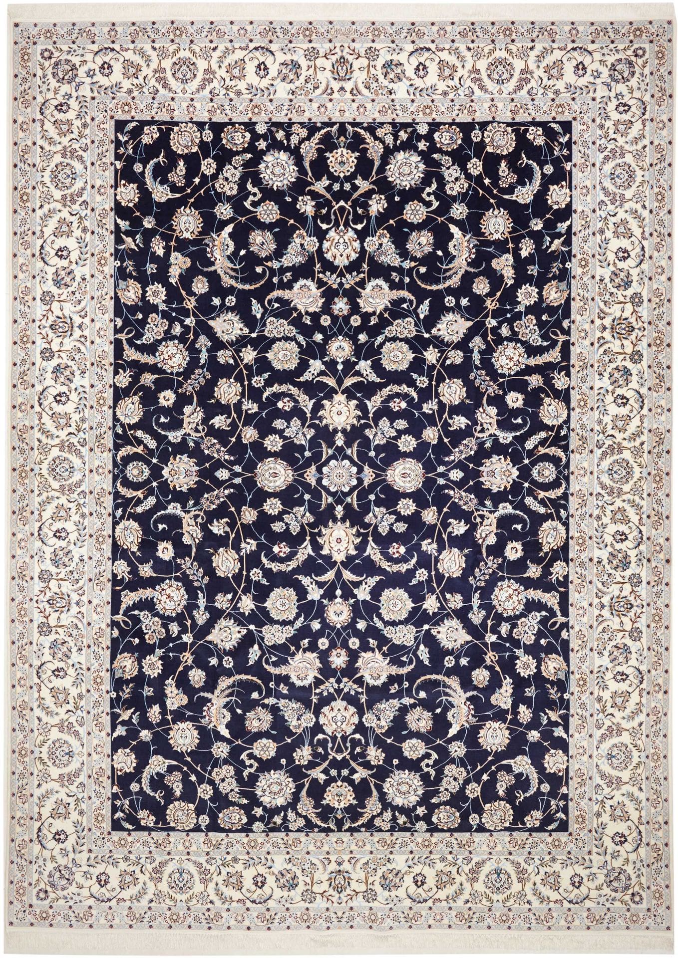 Perserteppich Nain 303 x 411 cm Schurwolle handgeknüpft exklusiv H1