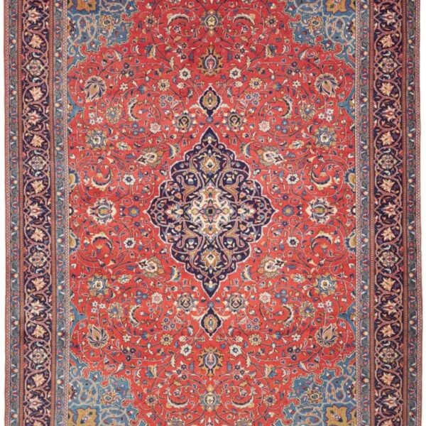 Perserteppich Sarough 261 x 355 cm Schurwolle handgeknüpft exklusiv