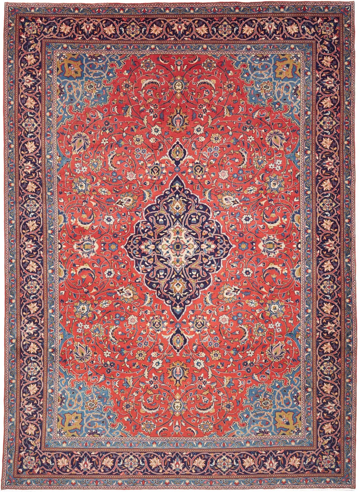 Perserteppich Sarough 261 x 355 cm Schurwolle handgeknüpft exklusiv