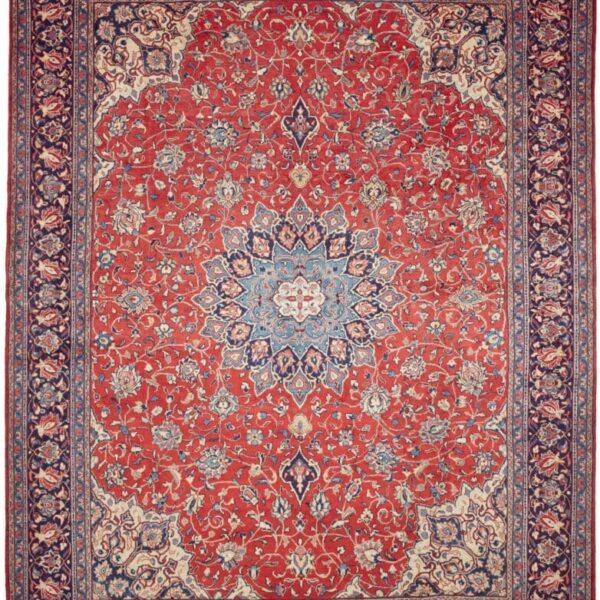Perserteppich Sarough Farahan 304 x 397 cm Schurwolle handgeknüpft H1
