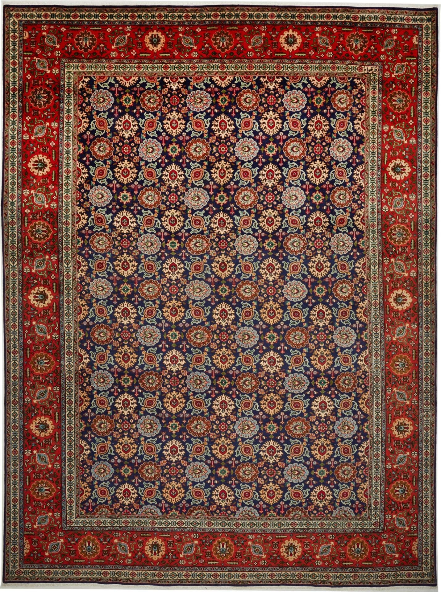 Perserteppich Täbriz 299 x 399 cm Schurwolle handgeknüpft hochwertig H1