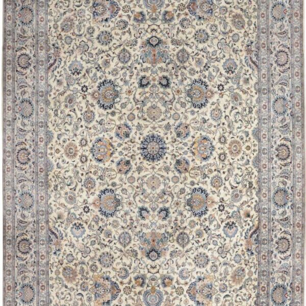Persischer Teppich Kashan 409 x 581 cm Schurwolle handgeknüpft H1