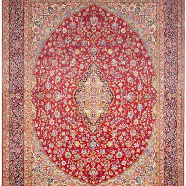 Persischer Teppich Kirman 289 x 385 cm Schurwolle handgeknüpft H1