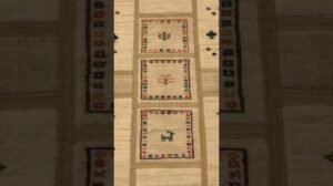 „Textur, die man sehen und fühlen kann - 6’ x 9’ Gabbeh“
