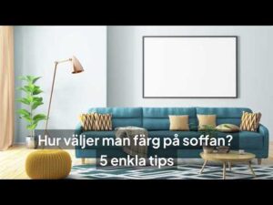 „Wie wählt man die Farbe für das Sofa? 5 einfache Tipps“