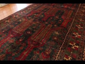 Das tiefblaue ist schön! Persischer Teppich von den Iranischen Baluch-Stämmen, 236 cm, Modell TBRE8500
