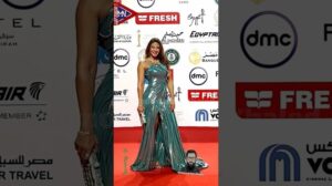  هيدي كرم⭐️ beim Eröffnungsfest des Internationalen Kairoer Filmfestivals 🏆
